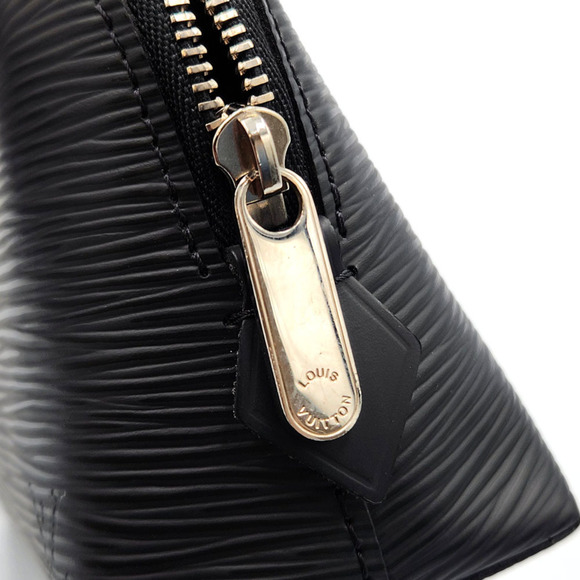 LOUIS VUITTON Epi Pochette Tick M41348 Black Pouch - Picture 5 of 10